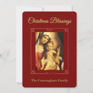 Personalisierte Weihnachtskarte Feiertagskarte