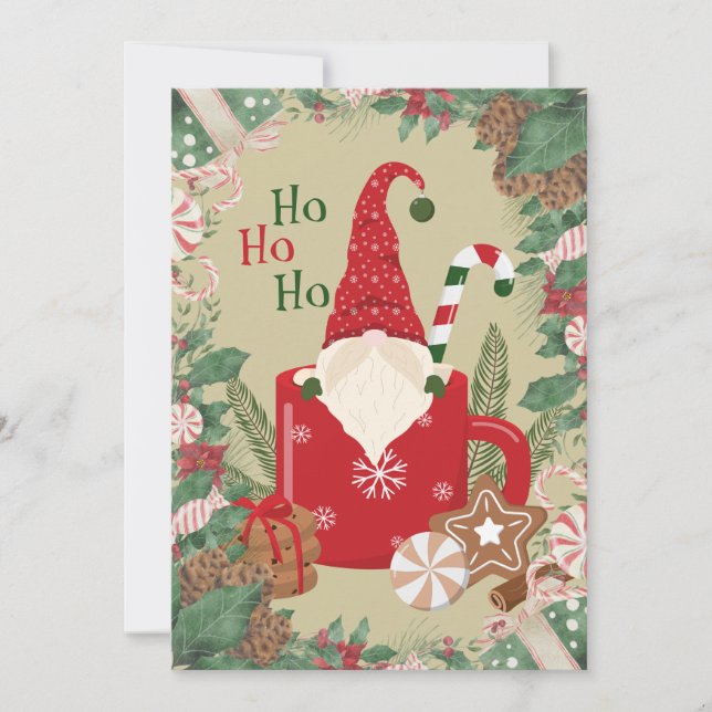 Personalisierte Weihnachtskarte Feiertagskarte (Vorderseite)