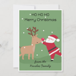 Personalisierte Weihnachtskarte Feiertagskarte
