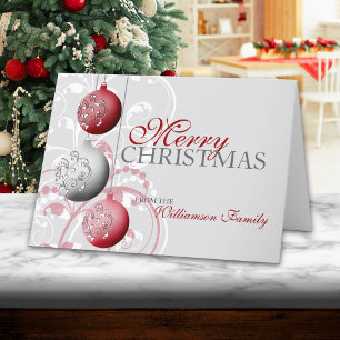 Personalisierte Weihnachtskarte Feiertagskarte