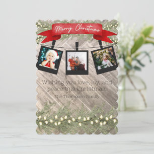 Personalisierte Weihnachtskarte Feiertagskarte