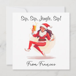 Personalisierte Weihnachtskarte Feiertagskarte