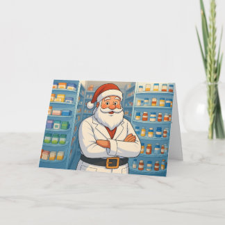 Personalisierte Weihnachtskarte für Apotheker Karte