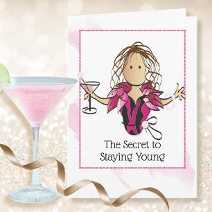 Personalisierte Weihnachtskarte für Frauen Karte