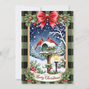Personalisierte Weihnachtskarte für Freunde und Fa Feiertagskarte