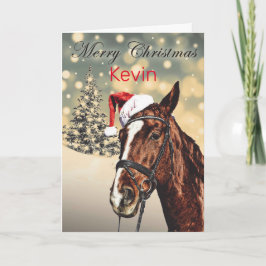 Personalisierte Weihnachtskarte Karte
