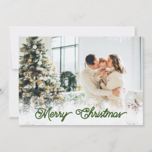Personalisierte Weihnachtskarte mit Foto Feiertagskarte