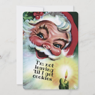 Personalisierte Weihnachtskarte mit Weihnachtskeks Feiertagskarte