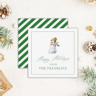 Personalisierte Weihnachtskarte Mitteilungskarte