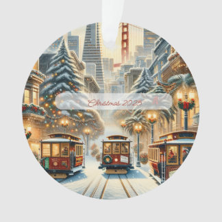 Personalisierte Weihnachtskarte San Francisco – Fe Ornament