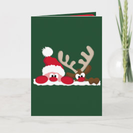 Personalisierte Weihnachtskarte und Weihnachtskart Karte