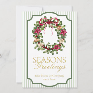 Personalisierte Weihnachtskarten, Firmeneigene Wei Feiertagskarte