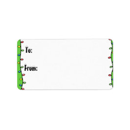 Personalisierte Weihnachtsleuchten Weihnachtsgesch Adressaufkleber