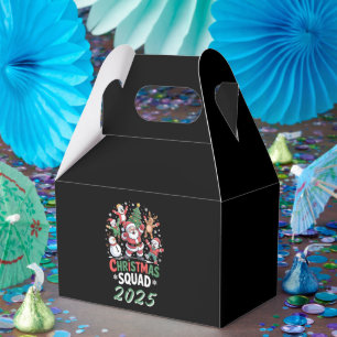 Personalisierte Weihnachtsmannschaft 2025 Santa Fa Geschenkschachtel