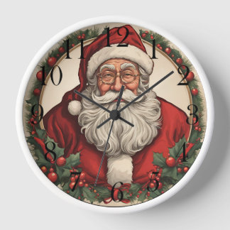Personalisierte Weihnachtsmauer Uhr