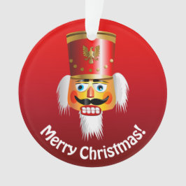 Personalisierte Weihnachtsnussknacker-Cartoons Ornament