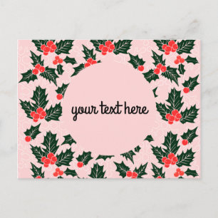 Personalisierte Weihnachtspostkarten Postkarte