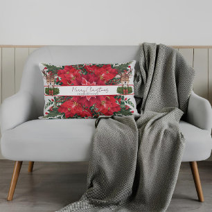 Personalisierte Weihnachtsrinder Lendenkissen