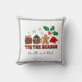 Personalisierte Weihnachtssaison Throw Kissen