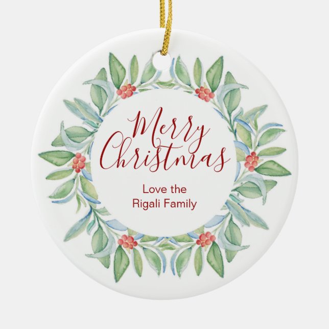 Personalisierte Weihnachtsschmuck (Vorne)