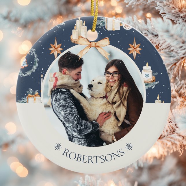 Personalisierte Weihnachtsschmuck mit Foto (Von Creator hochgeladen)
