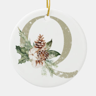 Personalisierte Weihnachtsschmuck mit Ihren Initia