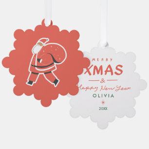 Personalisierte Weihnachtsschmuck - Niedlicher Url Ornament Karte