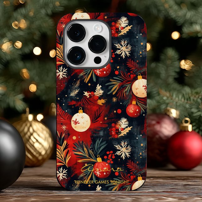Personalisierte Weihnachtsschmuck und Kiefer Case-Mate iPhone Hülle (Von Creator hochgeladen)