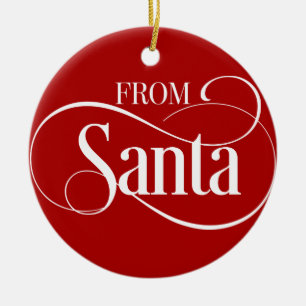 Personalisierte Weihnachtsschmuck vom Weihnachtsma