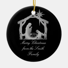 Personalisierte Weihnachtssterne Keramik Ornament