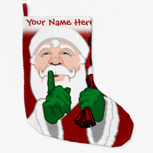 Personalisierte Weihnachtsstrümpfe Santa-Strümpfe