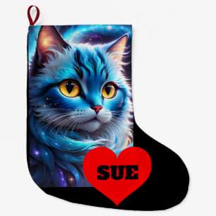 PERSONALISIERTE WEIHNACHTSSTUMPFE FÜR KATZEN GROßER WEIHNACHTSSTRUMPF
