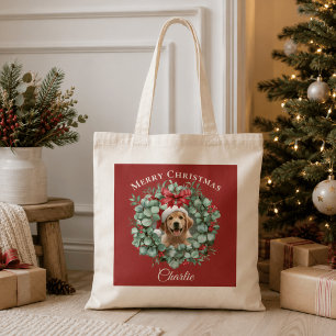 Personalisierte Weihnachtstasche für Haustiere mit Tragetasche