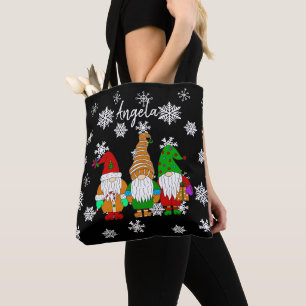 Personalisierte Weihnachtstasche mit Niedlichem Ca