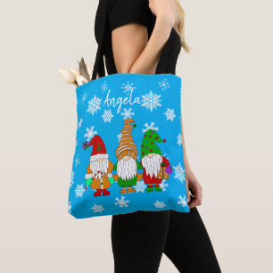 Personalisierte Weihnachtstasche mit Niedlichem Ca
