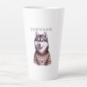 Personalisierte Weihnachtstassen, Festlicher Siber Milchtasse