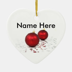 Personalisierte Weihnachtsverzierung Keramik Ornament