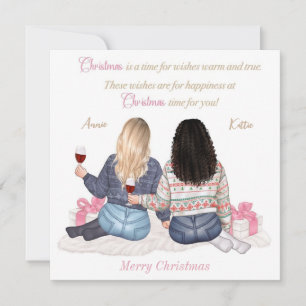 Personalisierte Weihnachtswünsche Card Frohe Weihn Einladung