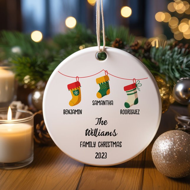 Personalisierte Weihnachtszeit mit 3 individuellen Keramik Ornament (Von Creator hochgeladen)