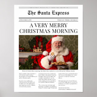 Personalisierte Weihnachtszeitung Poster