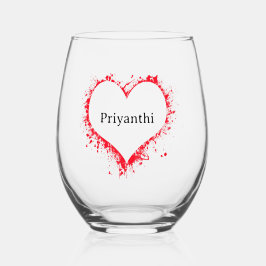 Personalisierte Weingläser Weinglas Ohne Stiel