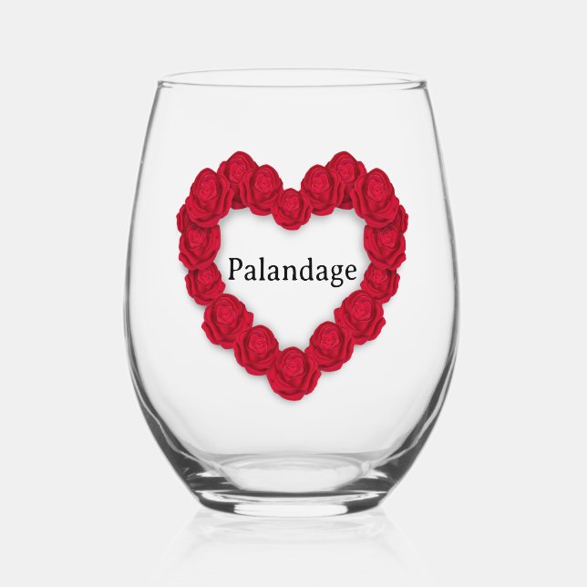 Personalisierte Weingläser Weinglas Ohne Stiel (Vorderseite)
