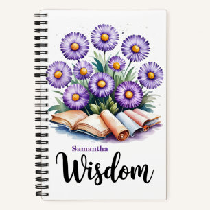 Personalisierte Weisheit Christlich Women Journal Notizbuch