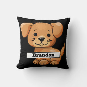 Personalisierte Welpe Kissen
