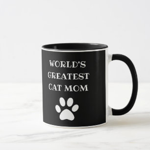 Personalisierte Weltbeste Katzenmutter Benutzerdef Tasse