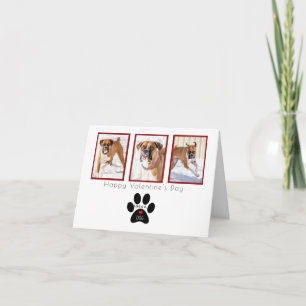 Personalisierte Werte - Liebe ist ein Hund Karte