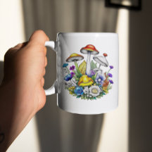 Personalisierte Whimsical Magic Mushrooms Blume