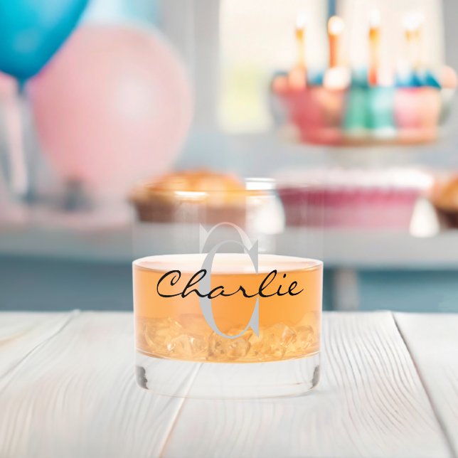 Personalisierte Whiskybrille mit individuelle Name Whiskyglas (Insitu (Baby Party))