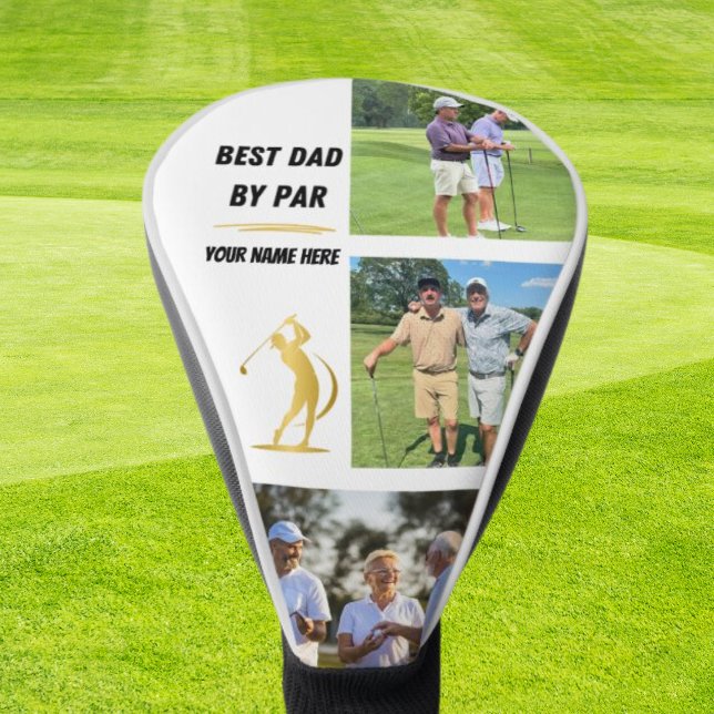 Personalisierte White Golf Geschenke für Vater Golf Headcover (Von Creator hochgeladen)