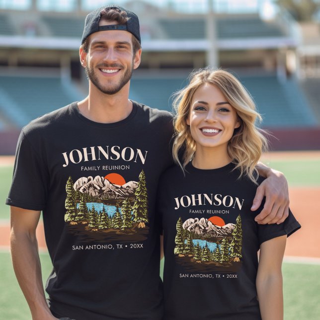 Personalisierte Wiedersehen-Camping-Trip-Übereinst T-Shirt (Von Creator hochgeladen)